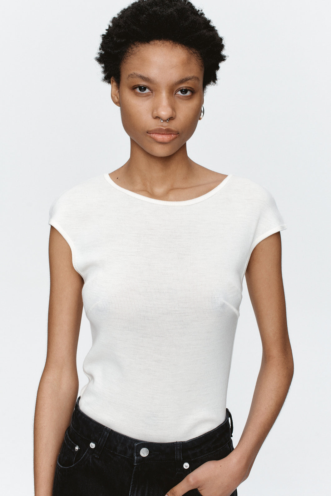 Marle Suki Top - Ivory Hyde Boutique