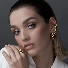 Load image into Gallery viewer, Silk &amp; Steel Dynamic Ear Cuff - Gold Arriving Friday
