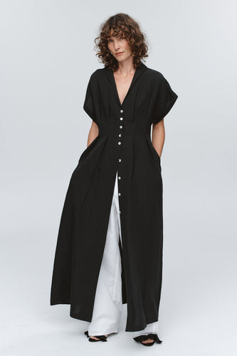 Marle Swan Dress - Black Hyde Boutique