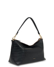 Load image into Gallery viewer, Saben Claudia Shoulder Bag - Black Croc Bag Saben
