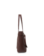 Load image into Gallery viewer, SABEN Tabby Shoulder Bag - Espresso + Bronze Accessories > Women > Accessories > Bags &amp; Handbags > Shoulder Bags > Saben Hyde Boutique
