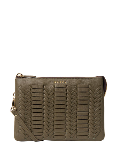 Saben Tilly's Big Sis Crossbody - Rosemary Chevron Hyde Boutique