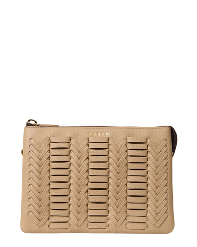 Saben Tilly's Big Sis Crossbody - Tea Chevron Hyde Boutique