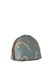 Load image into Gallery viewer, Saben Gabi Make-Up Pouch - Duck Egg Chain Print Hyde Boutique
