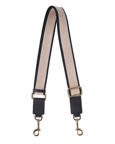 Saben Feature Strap - Black + White + Blush  Hyde Boutique   