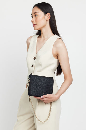 SABEN Fox Crossbody Bag - Black Bubble Bag Hyde Boutique