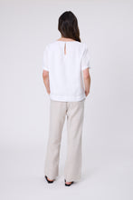 Load image into Gallery viewer, Marlow Sable Linen Top - White
