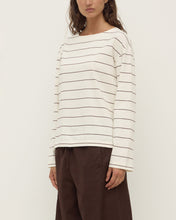 Load image into Gallery viewer, Assembly Label Scout Long Sleeve Tee - Cream/Mulberry Hyde Boutique
