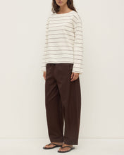 Load image into Gallery viewer, Assembly Label Scout Long Sleeve Tee - Cream/Mulberry Hyde Boutique
