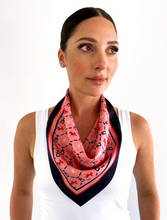 Load image into Gallery viewer, Dark Hampton - The Petite Michaleides Silk Scarf  Hyde Boutique   
