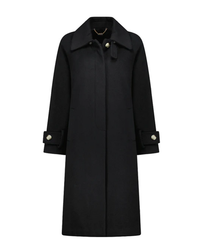 Moke Maddie Wool Coat - Black coat Moke   