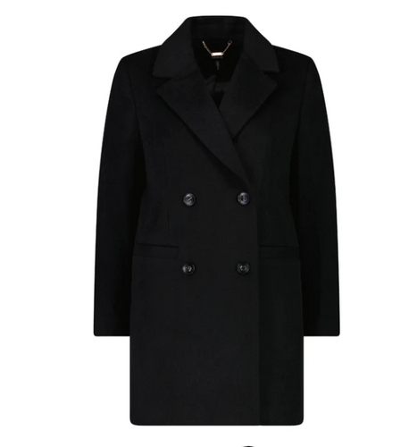 Moke Maria Lux Wool Blazer - Black coat Moke   