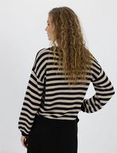 Load image into Gallery viewer, Humidity Sierra Stripe Jumper - Black/Stone Jumper Humidity   
