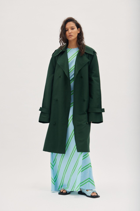 Gary Bigeni - Pearl Coat Deep Green  Hyde Boutique   