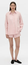Load image into Gallery viewer, Camilla and Marc Jenie Stripe Shirt - Light Rose Stripe Coming Soon Hyde Boutique
