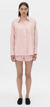 Load image into Gallery viewer, Camilla and Marc Jenie Stripe Shirt - Light Rose Stripe Coming Soon Hyde Boutique
