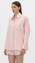 Load image into Gallery viewer, Camilla and Marc Jenie Stripe Shirt - Light Rose Stripe Coming Soon Hyde Boutique
