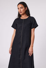 Load image into Gallery viewer, Marlow Sicily Linen Dress - Black  Hyde Boutique   
