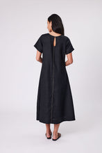 Load image into Gallery viewer, Marlow Sicily Linen Dress - Black  Hyde Boutique   
