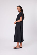 Load image into Gallery viewer, Marlow Sicily Linen Dress - Black  Hyde Boutique   
