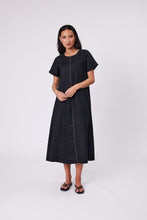 Load image into Gallery viewer, Marlow Sicily Linen Dress - Black  Hyde Boutique   
