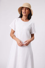 Load image into Gallery viewer, Marlow Sicily Linen Dress - White  Hyde Boutique   
