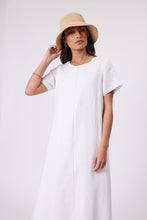 Load image into Gallery viewer, Marlow Sicily Linen Dress - White  Hyde Boutique   
