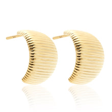 Load image into Gallery viewer, Silk and Steel Nautica Hoops - Gold  Hyde Boutique   
