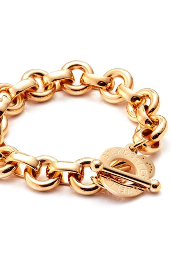 Silk & Steel Heirloom Bracelet - Gold Hyde Boutique