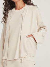 Load image into Gallery viewer, Sills Rumer Knit Bomber - Chalk Hyde Boutique
