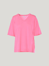 Load image into Gallery viewer, Sills Vera V Knit Tee - Pink Sherbet Hyde Boutique
