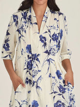 Load image into Gallery viewer, Sills Courtney Dress - Lapis/Chalk
