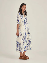 Load image into Gallery viewer, Sills Courtney Dress - Lapis/Chalk
