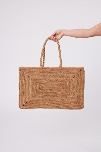 Marlow Sorrento Large Tote - Natural Hyde Boutique