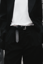 Load image into Gallery viewer, Rebe Square Buckle Belt - Black Hyde Boutique
