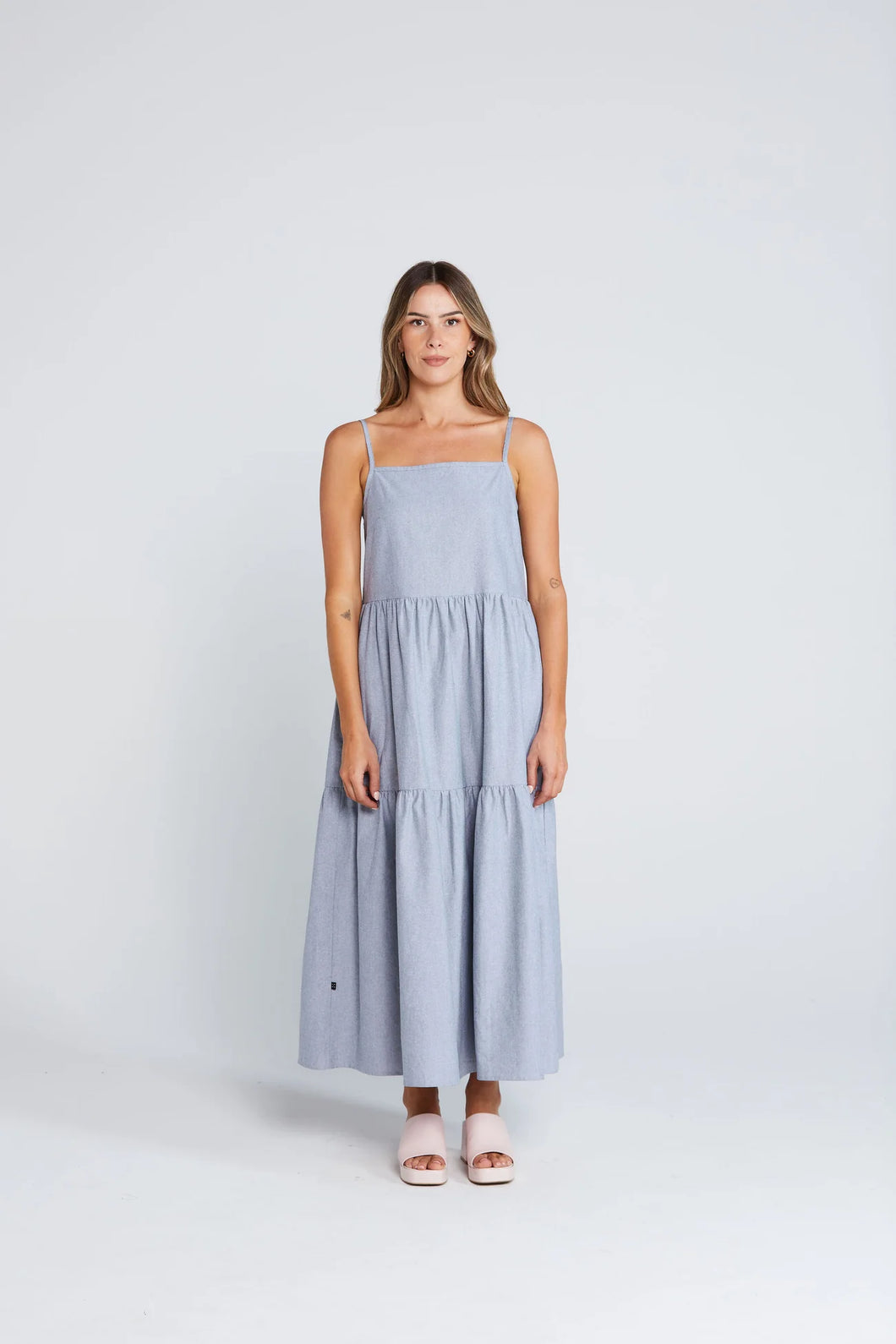 Thing Thing Ziggy Dress - Onyx Grain