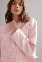 Load image into Gallery viewer, Caitlin Crisp Twiggy Jacket - Pink Tweed Hyde Boutique
