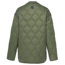 Load image into Gallery viewer, Moke Talei Women Quilt Bomber - Olive Green Apparel > Women > Clothing > Jackets > Bomber Jackets > Quilted Bomber Jackets > Moke Hyde Boutique
