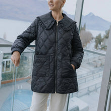 Load image into Gallery viewer, Moke Tess Women Quilt Coat - Black Apparel > Women > Clothing > Jackets > Bomber Jackets > Quilted Bomber Jackets > Moke Hyde Boutique
