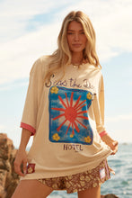 Load image into Gallery viewer, Sabbi The Seas The Day Hotel Tee - Sand Apparel > Women > Clothing > Shirts &amp; Tops > Tops > T-Shirts > Sabbi Hyde Boutique
