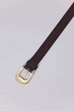 Load image into Gallery viewer, Marlow The Essential Belt - Chocolate/Gold Hyde Boutique
