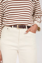 Load image into Gallery viewer, Marlow The Essential Belt - Chocolate/Gold Hyde Boutique
