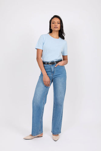 Marlow The Icon Wide Jean - Vintage Mid Wash Hyde Boutique