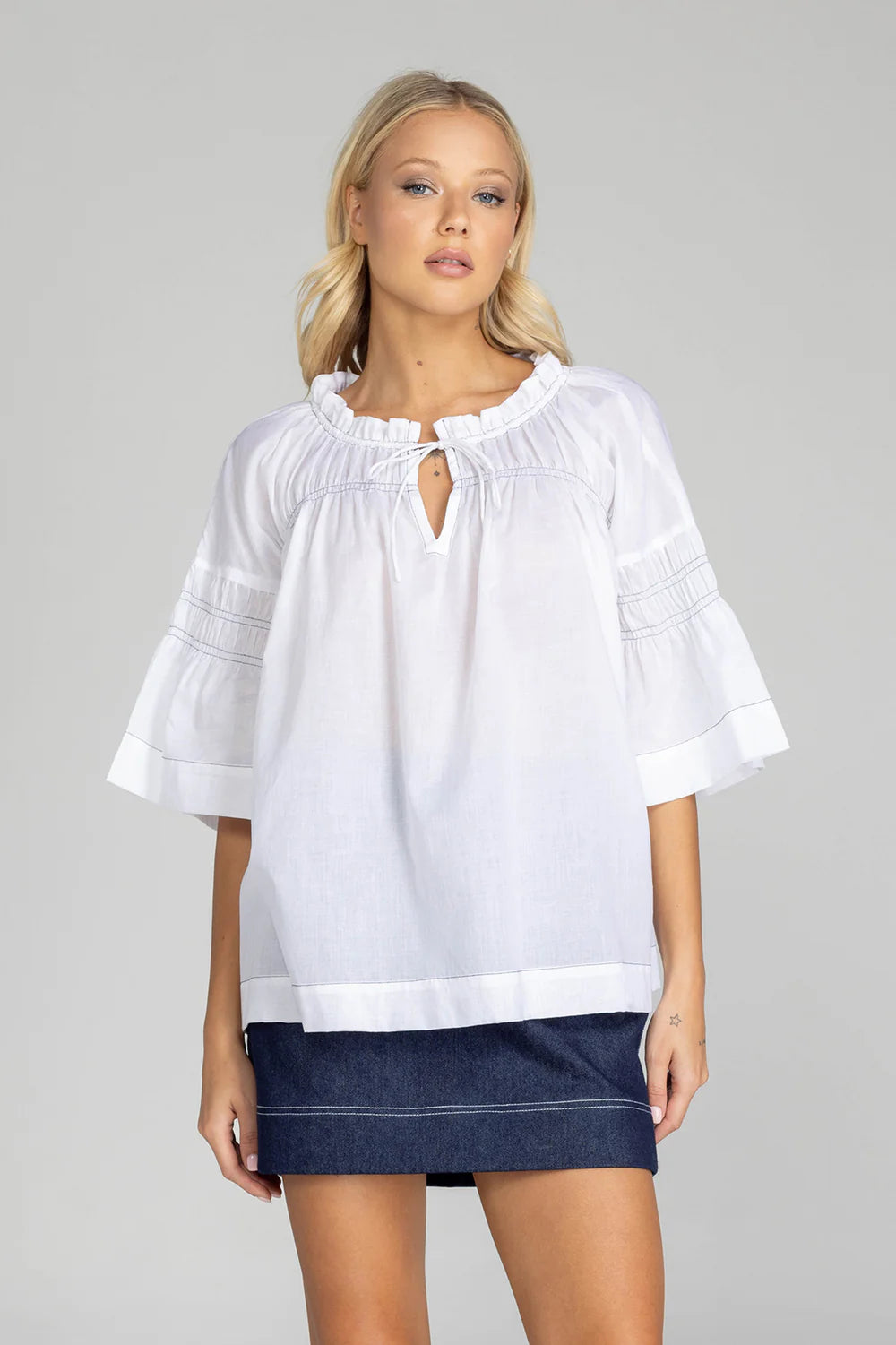 Blak Thea Top - White
