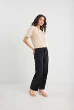 Load image into Gallery viewer, Ivy + Jack Topic Cashmere Blend Soft Knit Tee - Champagne Apparel > Women > Clothing > Tops > T-shirts > Ivy Jack Hyde Boutique
