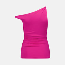 Load image into Gallery viewer, Caitlin Crisp Twister Tank - Hot Pink  Hyde Boutique   
