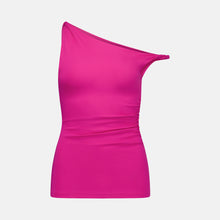 Load image into Gallery viewer, Caitlin Crisp Twister Tank - Hot Pink  Hyde Boutique   
