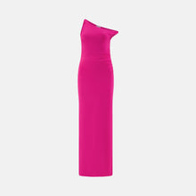 Load image into Gallery viewer, Caitlin Crisp Twister Tank Dress - Hot Pink  Hyde Boutique   
