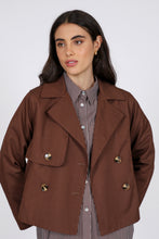 Load image into Gallery viewer, Marlow Unity Short Trench - Java Apparel > Women > Clothing > Jackets > Trench Coats > Cropped Trench Coats > Marlow Hyde Boutique
