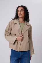 Load image into Gallery viewer, Marlow Unity Short Trench - Camel Hyde Boutique
